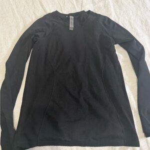 Aritzia Black Long Sleeve Base Layer Top